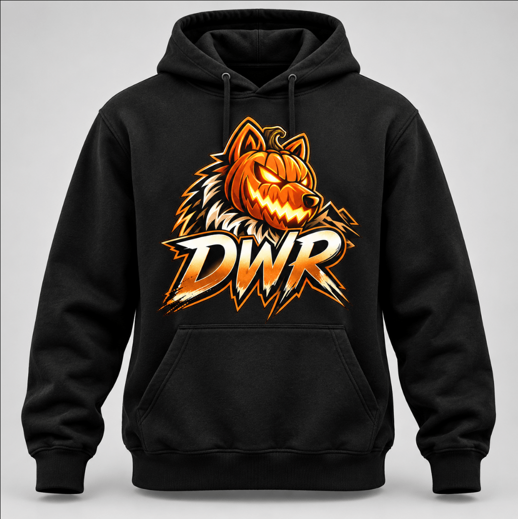 DWR Halloween Logo Hoodie | | Desert Wolf Retrofits